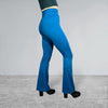 Crossover V-Waist Bootcut Flare Pants - Matte Spandex MANY COLORS to CHOOSE from - Peridot Clothing
