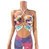 X-String Halter Top in Tie Dye Blitz