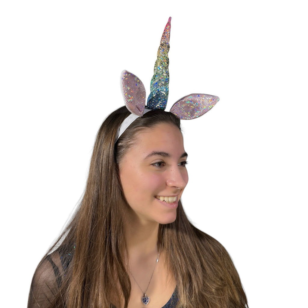 Unicorn Ears Horn Headband NONSLIP for Cosplay, Fantasy Costume Adult or Child