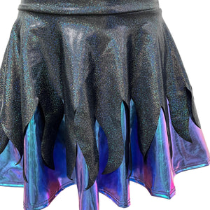 Tentacle Skirt | Holographic Skirt Inspired by Ursula | Mermaid Skirt - Peridot Clothing