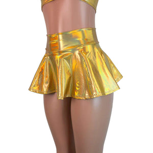 10" Skater Skirt - Gold Opal - Peridot Clothing