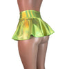 10" Skater Skirt - Lime Green Holographic - Peridot Clothing