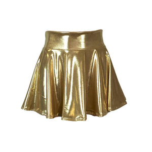 13" Skater Skirt - Gold Mystique - Peridot Clothing