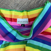 SALE - Rainbow Stripe Skater - Limited Sizes (Discontinued Fabric) - Peridot Clothing