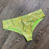 SALE - Lime Green Holographic Cheeky Bikini - Peridot Clothing