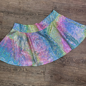 SALE - 4X ONLY - Skater Skirt - Rainbow Avatar - Peridot Clothing
