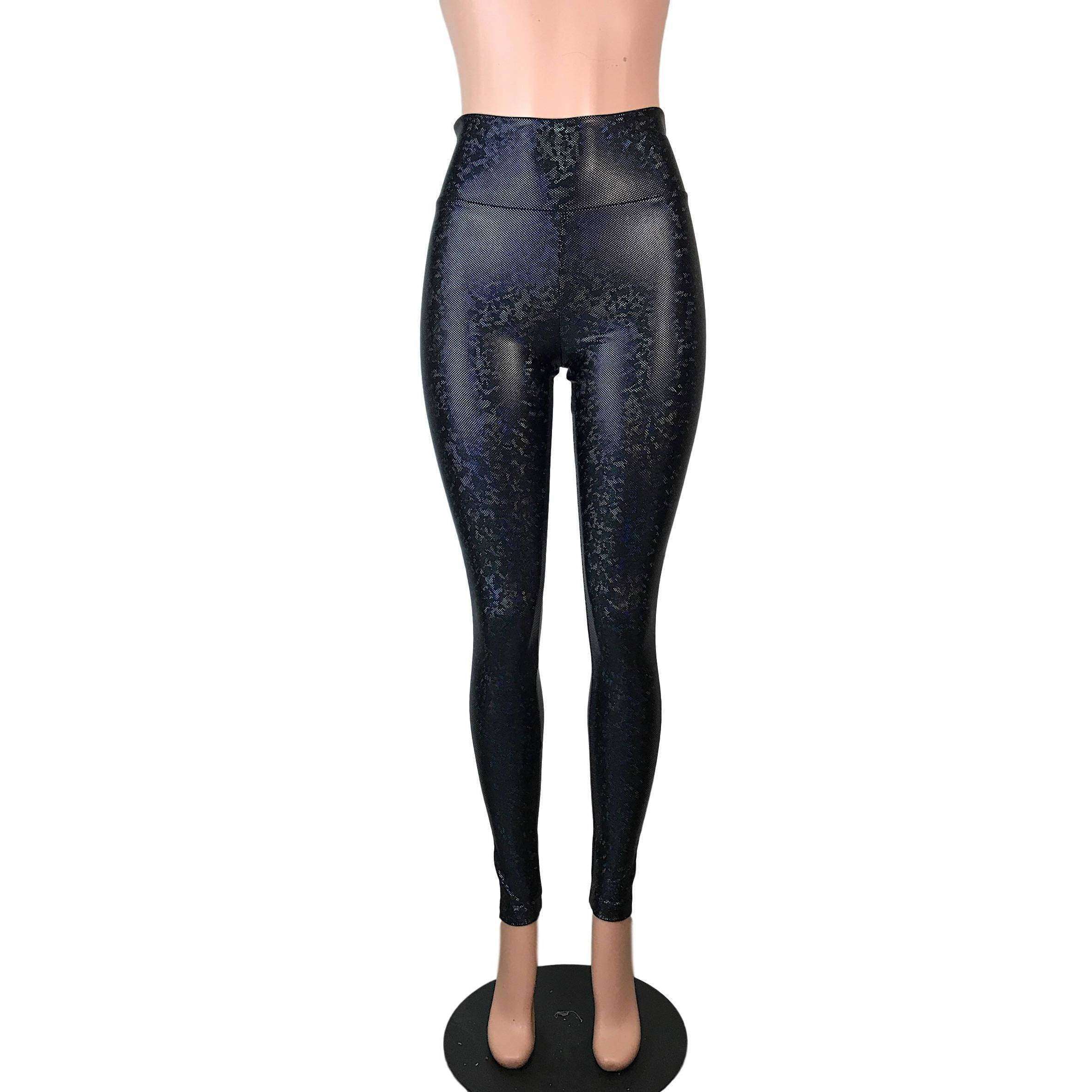 High Waist Hot Pants - Black Holographic– Peridot Clothing