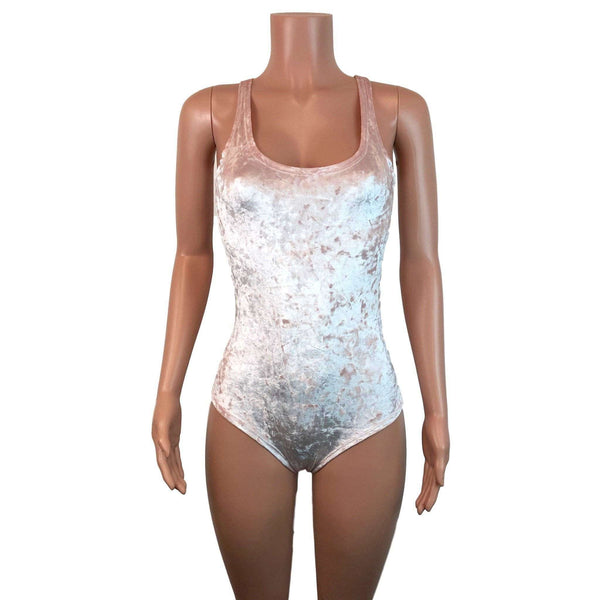 Bodysuit - Red Crushed Velvet– Peridot Clothing