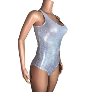 Bodysuit - Silver Holographic - Peridot Clothing