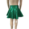 Children's Green Mermaid Scales Holographic - Peridot Clothing