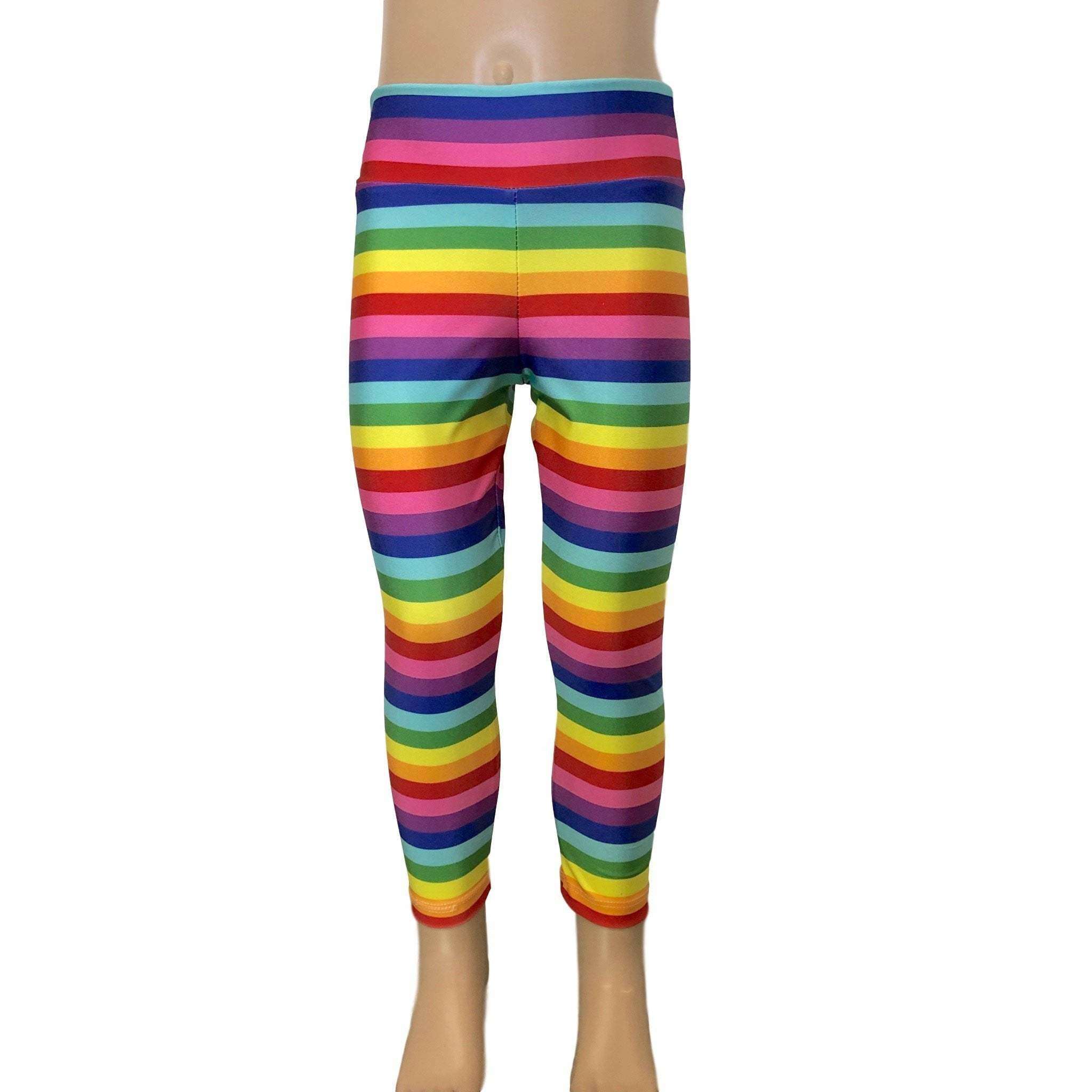 Children's Rainbow Stripe Leggings