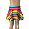 Children's Rainbow Stripe Skater Skirt - Peridot Clothing