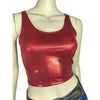 Crop Tank Top - Red Mystique - Peridot Clothing