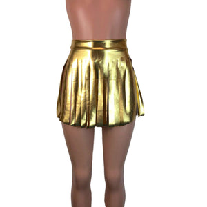 Fringe Skirt - Gold Metallic - Peridot Clothing