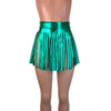 Fringe Skirt - Green Metallic - Peridot Clothing