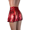 Fringe Skirt - Red Metallic - Peridot Clothing