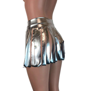 Fringe Skirt - Silver Metallic - Peridot Clothing