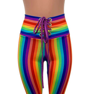 Pride Outfit | Rainbow Stripe Bell Bottoms & Top | LGTBQ Pride Large / Large Pride Outfit | Rainbow Stripe Bell Bottoms & Top | LGTBQ Pride Large / Large