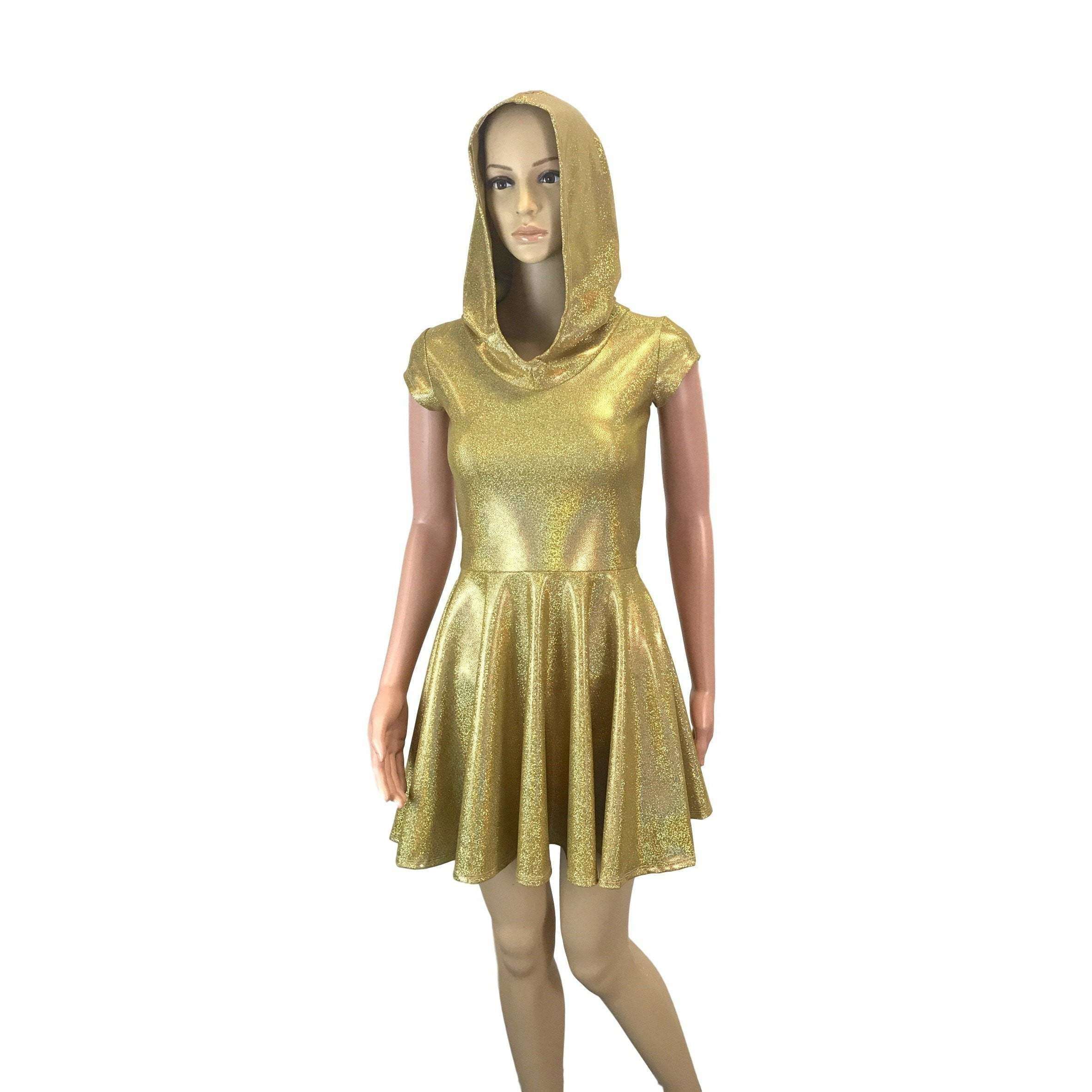 metallic gold skater dress ASOS Women's Metallic Jacquard Scalloped Skater Dress