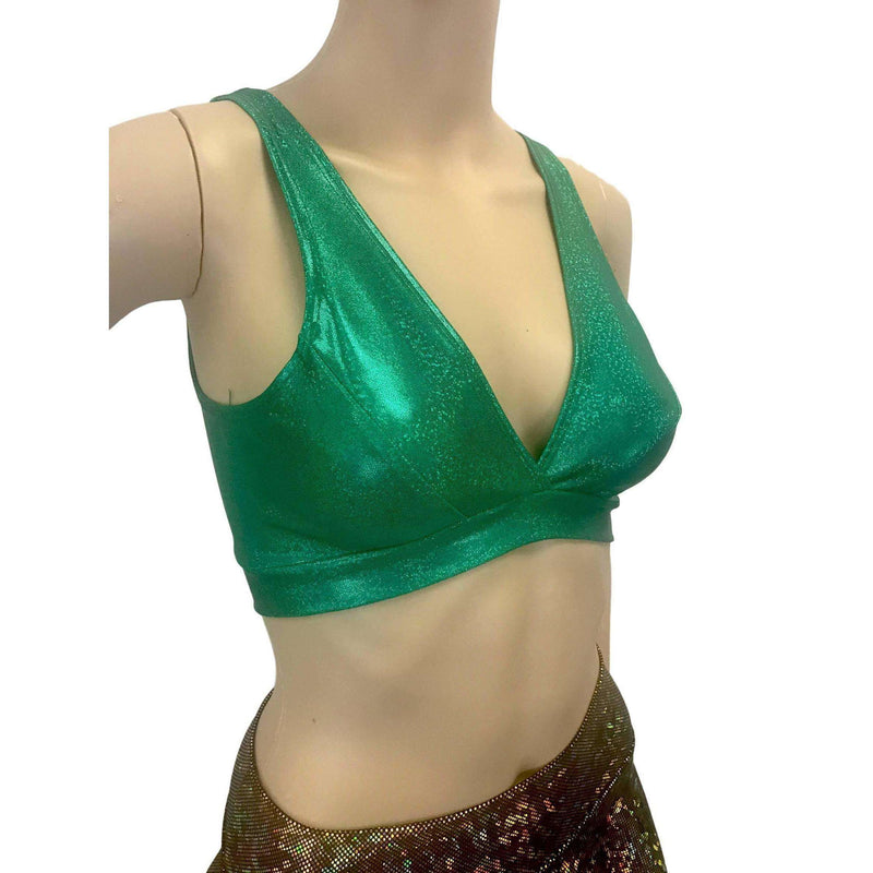 Green Sparkle Bralette - Peridot Clothing