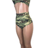 High Waist Hot Pants - Camouflage - Peridot Clothing