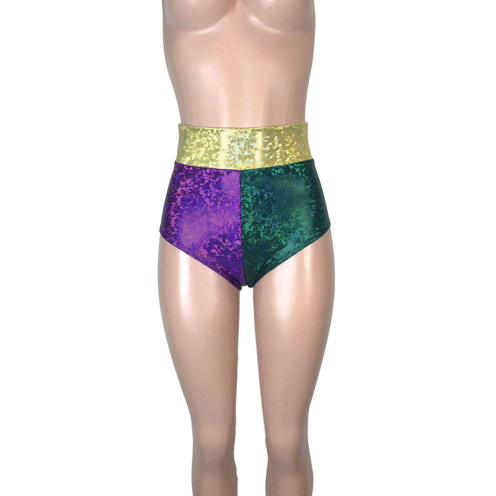 High Waist Hot Pants - Rainbow Mystique– Peridot Clothing