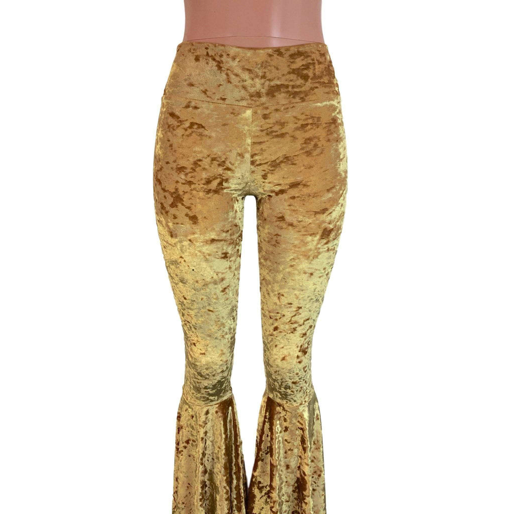 Crossover V-Waist Bootcut Flare Pants - Mermaid Holographic– Peridot  Clothing