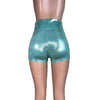 High Waisted Booty Shorts - Mint Green Mystique - Peridot Clothing