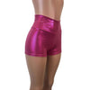 High Waisted Booty Shorts - Pink Mystique - Peridot Clothing