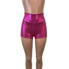 High Waisted Booty Shorts - Pink Mystique - Peridot Clothing