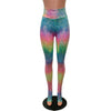 Holographic Rainbow Stirrup Leggings - Peridot Clothing