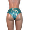 Jade Blue Holographic Cheeky Bikini - Peridot Clothing