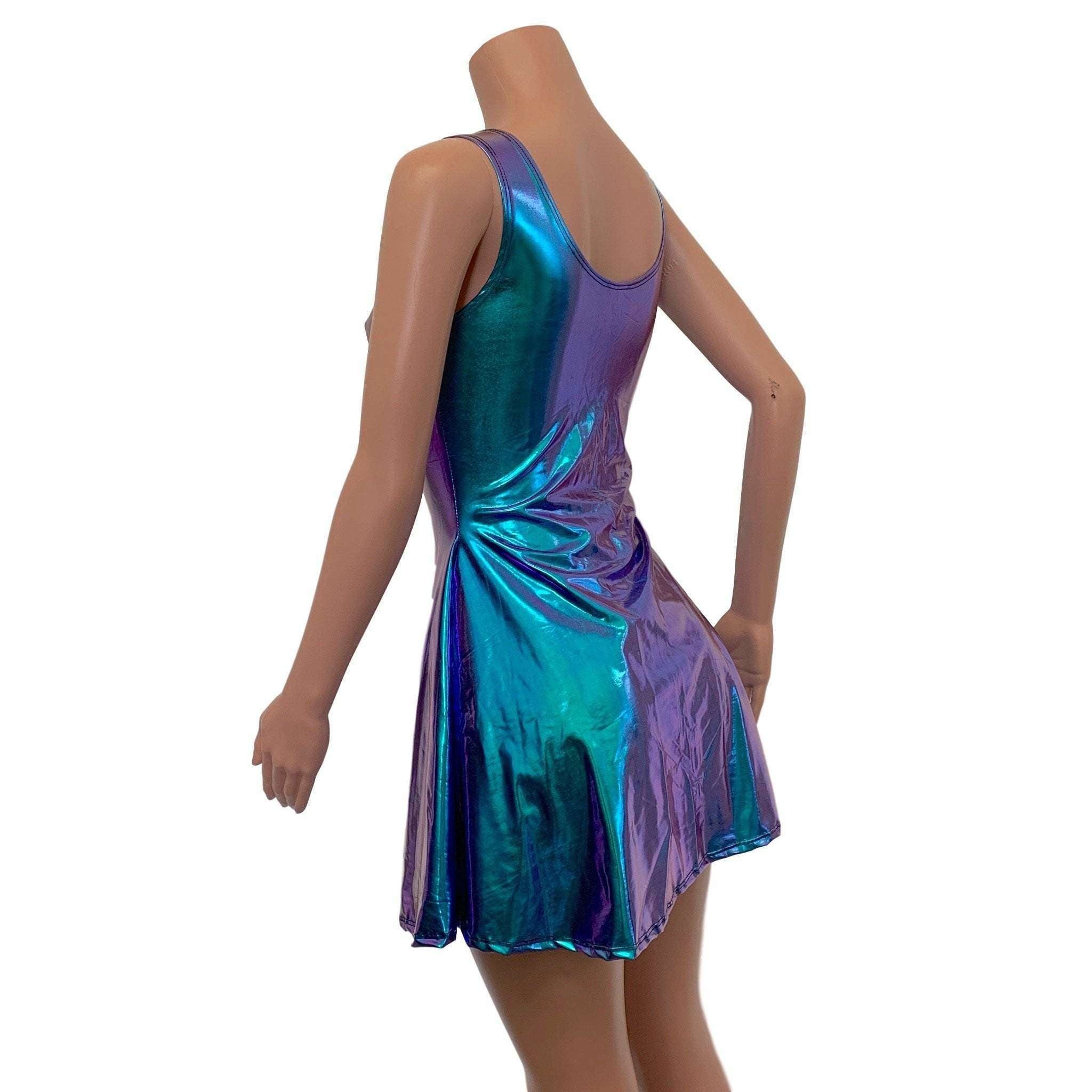 Lace-Up Open-Front Dress