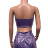 Lilac Mystique w/ Silver Lace-Up Tube Top Bandeau - Peridot Clothing