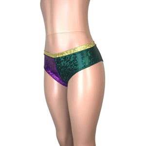 Mardi Gras Cheeky Bikini - Peridot Clothing