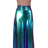 Maxi Skirt - Oil Slick Holographic - Peridot Clothing