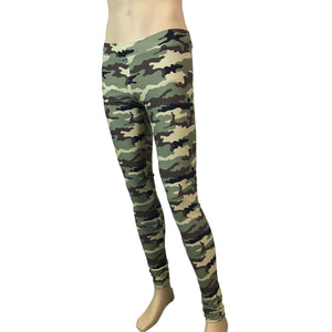 Men's Camouflage Camo Meggings or Leggings - Peridot Clothing