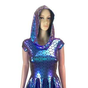 mermaid scale skater dress Mermaid Scale Skater Dress