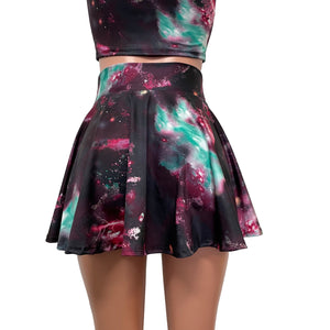 New Galaxy Skater Skirt - Peridot Clothing