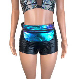Oil Slick Holographic Fanny Pack - Rave - Festival - Hip Sack - Peridot Clothing