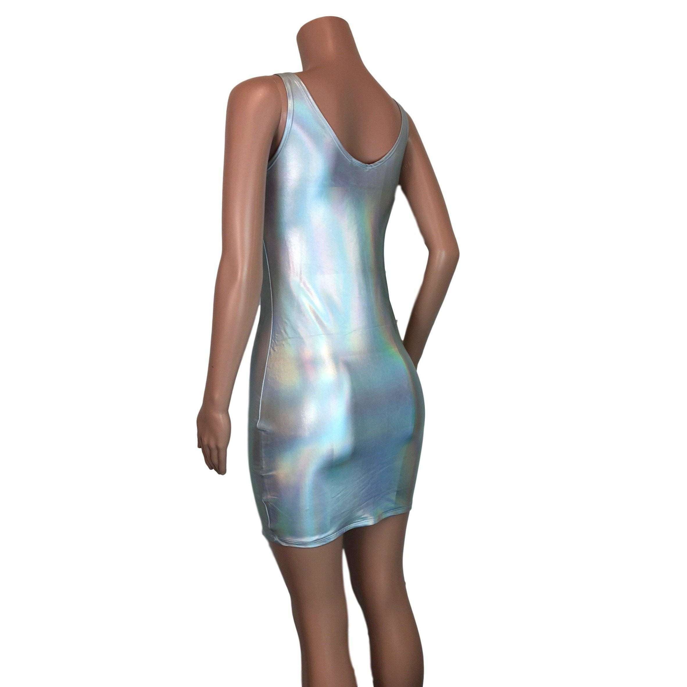 Opal Holographic Bodycon Tank Dress Small Opal Holographic Bodycon Tank Dress Small