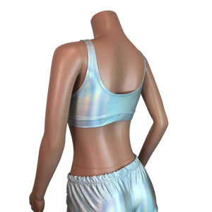 Opal Holographic Bralette - Peridot Clothing