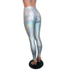 Opal Holographic High Waisted Leggings Pants - Peridot Clothing