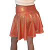 Skater Skirt - Orange Sparkle Holographic - Peridot Clothing