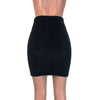 Pencil Skirt - Black Velvet - Peridot Clothing
