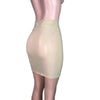Pencil Skirt - Nude Mesh - Peridot Clothing