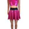 PowerPuff Girls BLOSSOM Costume W/ Pink Skater Skirt and Crop Top - Peridot Clothing