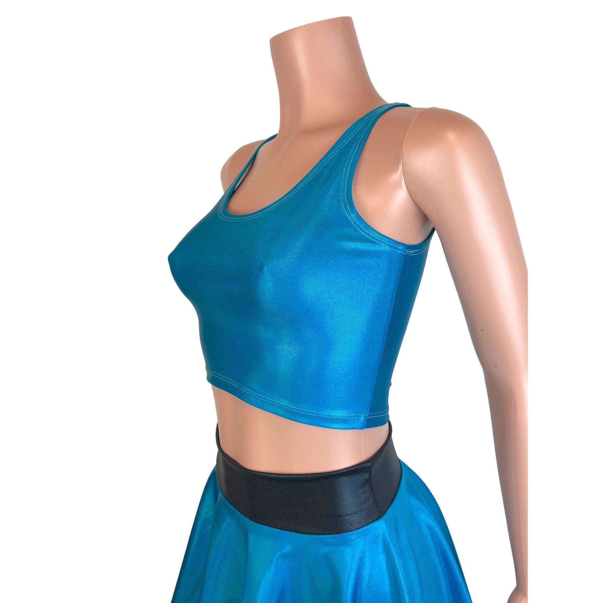 PowerPuff Girls BUBBLES Costume W/ Blue Pencil Skirt and Crop Top– Peridot  Clothing