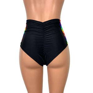 Rainbow Pride Scrunch Bikini - Peridot Clothing