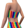 Rainbow Stripe Tube Top Bandeau - Peridot Clothing
